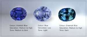 blue sapphires